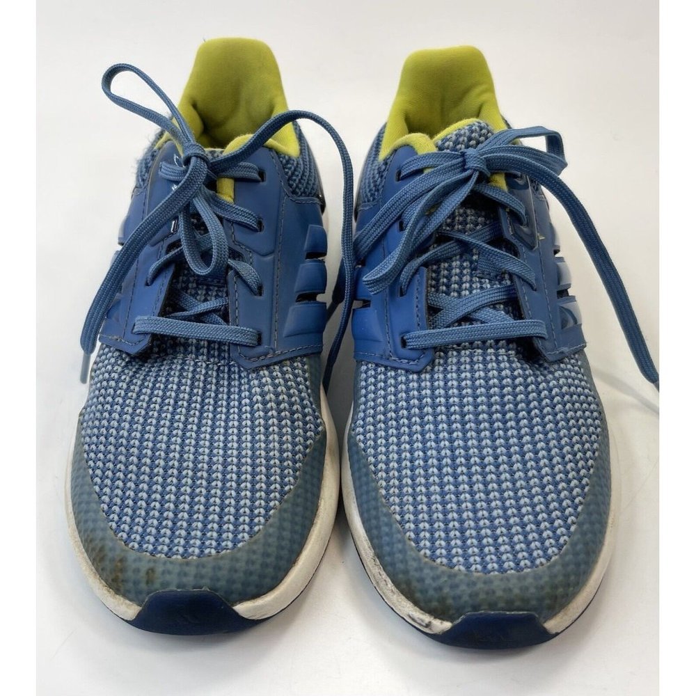 Adidas Kid Rapidarun Uncage Running Shoe Blue White Neon Size 13.5 K